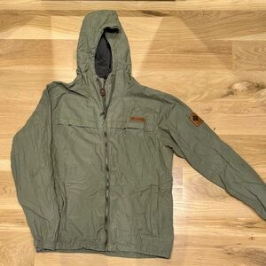 Columbia Men's Olive Hooded Windbreaker